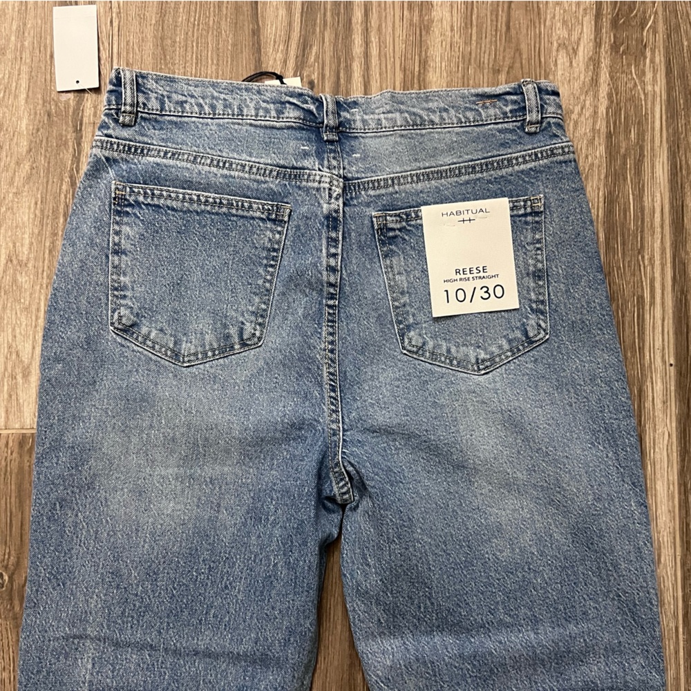 Habitual Women's Straight Leg Blue womens Jeans sz 6 & 10 - Picture 4 of 4
